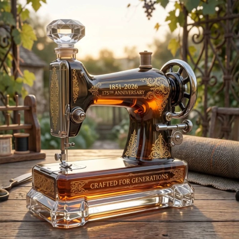 Vintage Collectible Bottles - Decantador de Vidro Decorativo com Design
