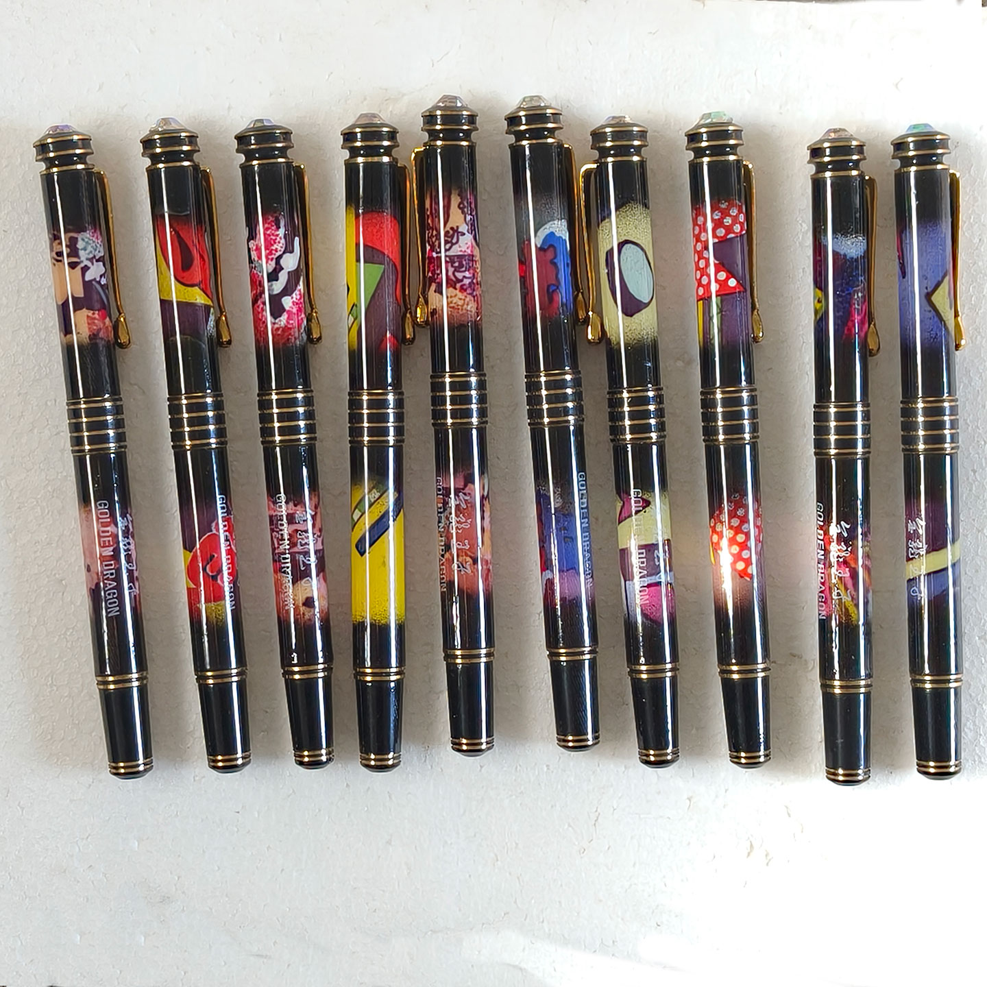Vintage Collectible Pens - Caneta-tinteiro Vintage de Cobre Dandong JINLONG