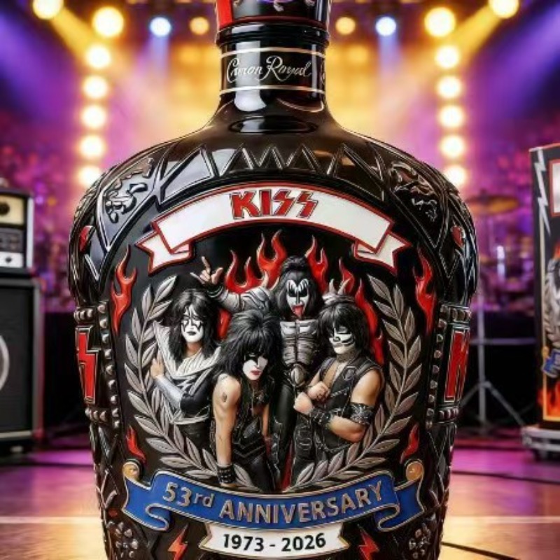 Vintage Collectible Liquor Bottles - Decantador de Uísque Colecionável Estilo Banda