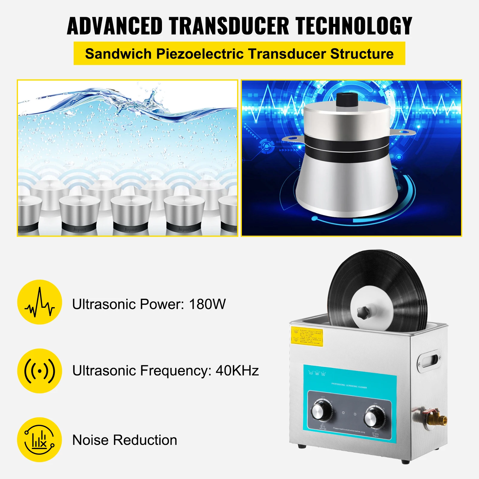 SIHAO 6L Limpador Ultrassônico - Vinyl Record Cleaner avaliação e preço